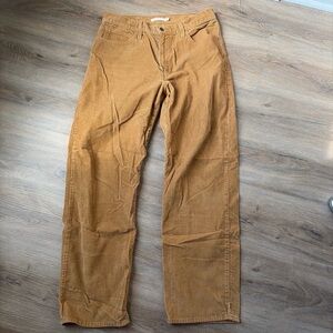 Tan Levi’s corduroy ‘94 baggy pants 30”